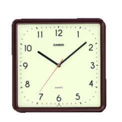 Casio Square Shape Wall Clock Iq152-1Df - Brown