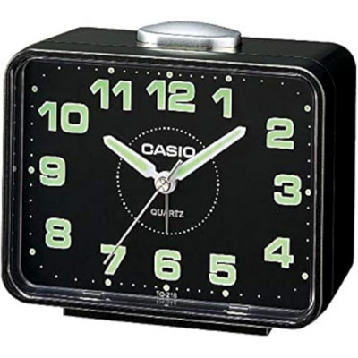 Casio Analog Table Clock Tq-218-1Bdf - Black