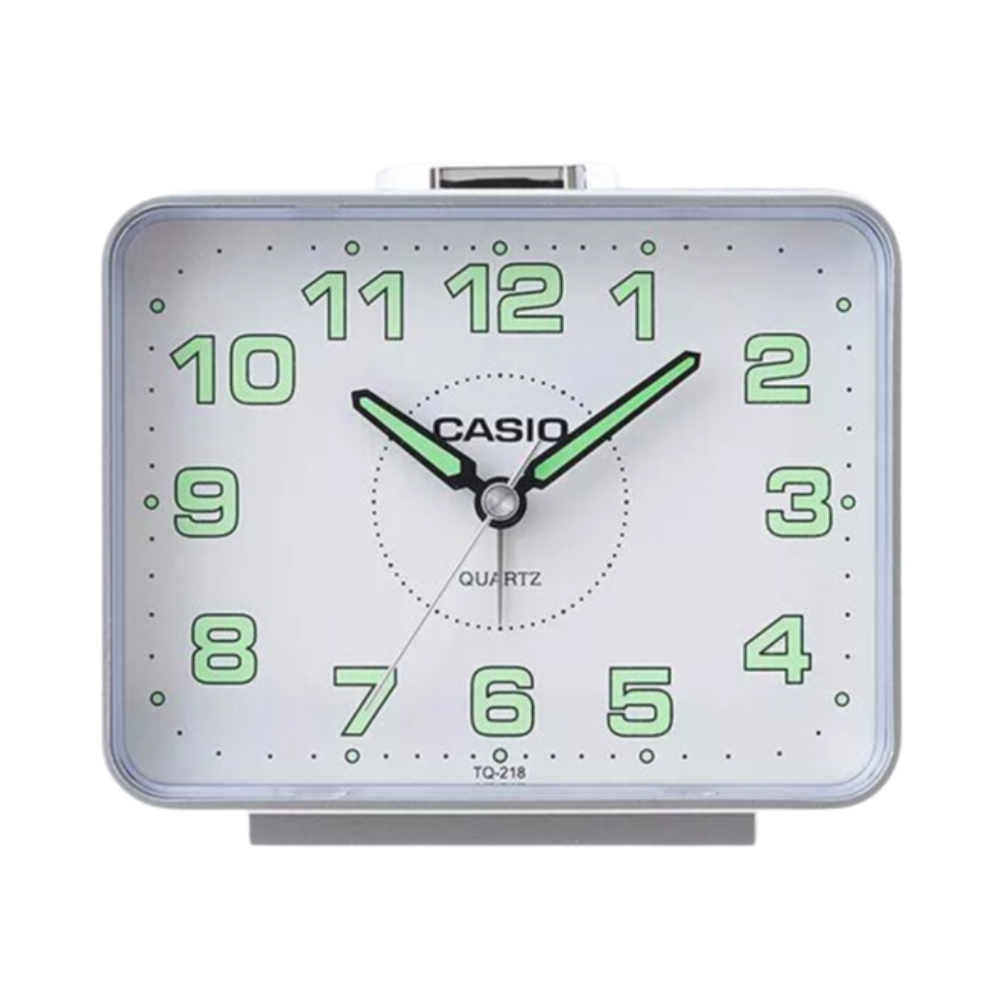 Casio Analog Table Clock Tq-218-1Bdf - Grey