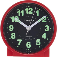 Casio Analog Beep Alarm Table Clock Tq-228-4Df - Red