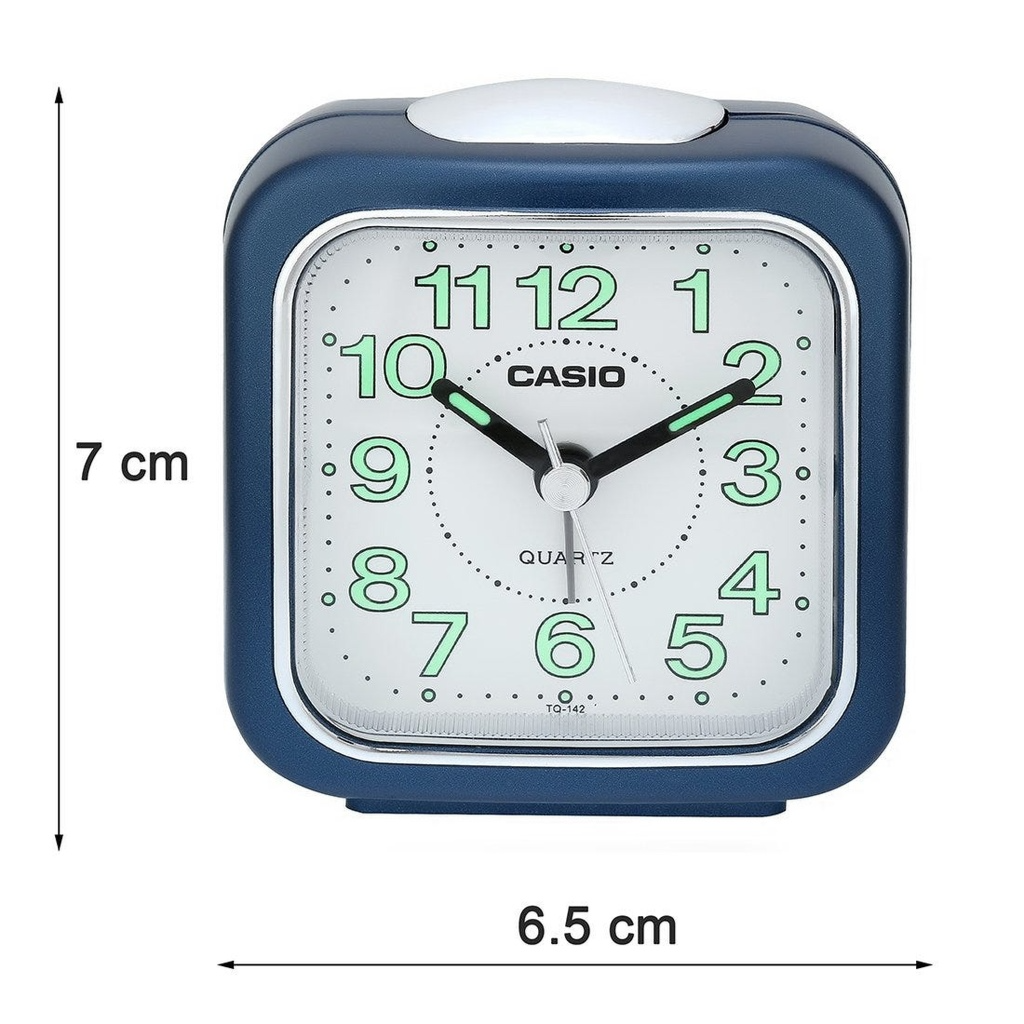 Casio Table Alarm Clock Tq142-2Df - Blue