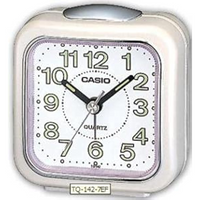 Casio Table Alarm Clock Tq142-2Df - White