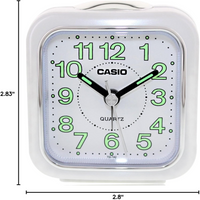 Casio Table Alarm Clock Tq142-2Df - White