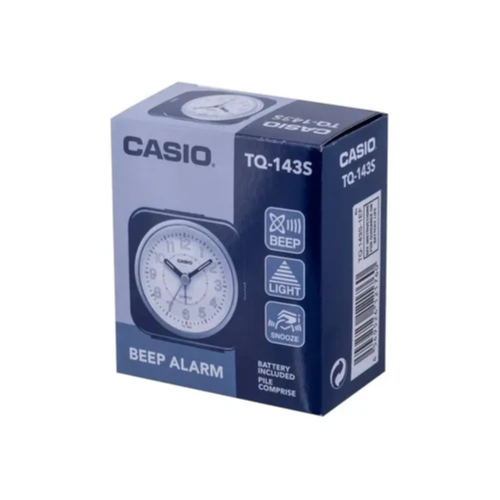 Casio Analog Table Alarm Clock Tq-143S-1Df - Blue