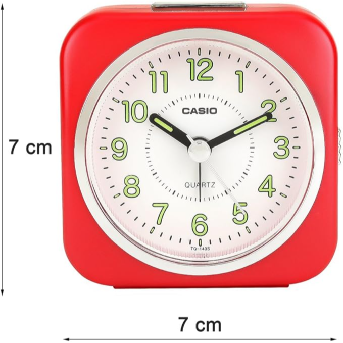 Casio Analog Table Alarm Clock Tq-143S-2Df-Blue