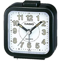 Clock Alarm Table Analog, Silver, Casio Tq-141-8Df - Black