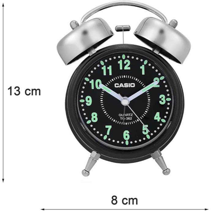 Casio Analog Table Clock Tq-362-1Adf