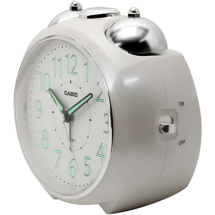 Casio Analog Table Clock White Tq-369-7Df-White - White