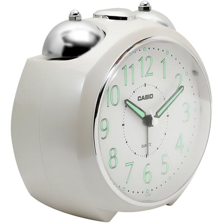Casio Analog Table Clock White Tq-369-7Df-White - White