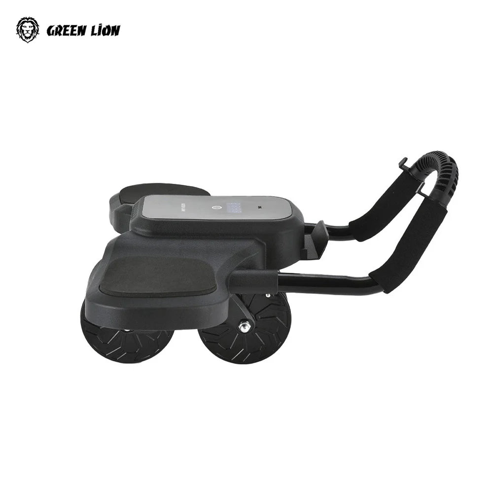 Green Lion Abs Exercise Roller - Black