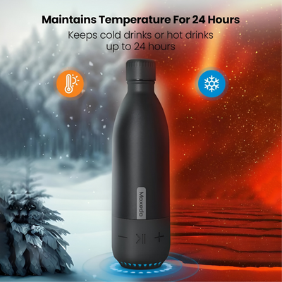 Moxedo Vacuum Flask With Wireless Speaker