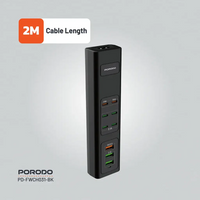 Porodo 85W Multi-Port Usb Charging Hub