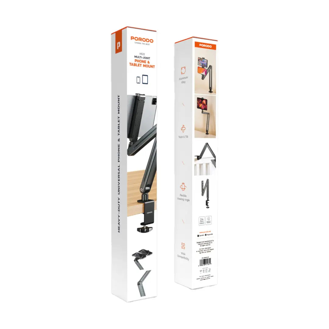 Porodo Multi-Joint Phone & Tablet Mount