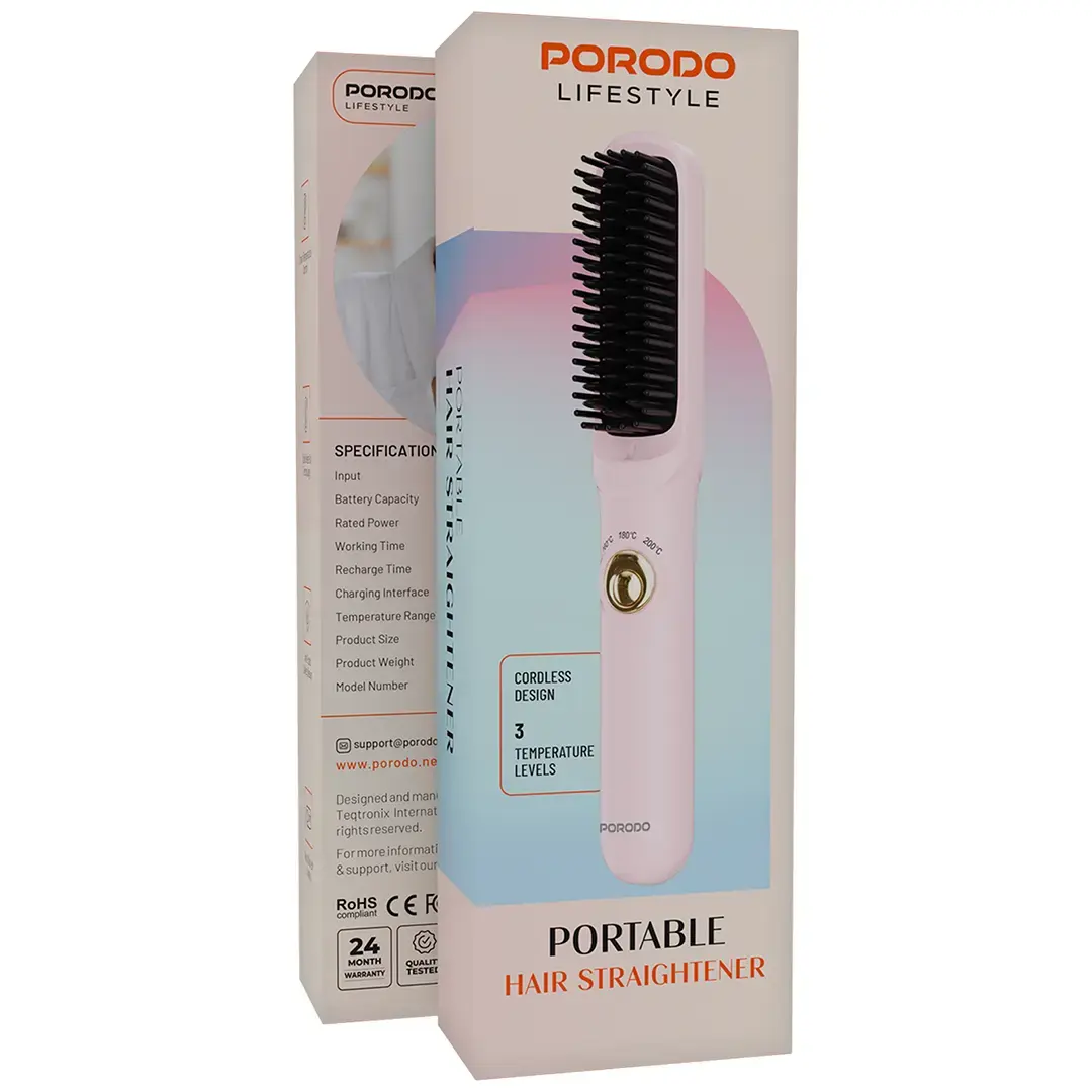 Porodo Lifestyle Portable Hair Straightener