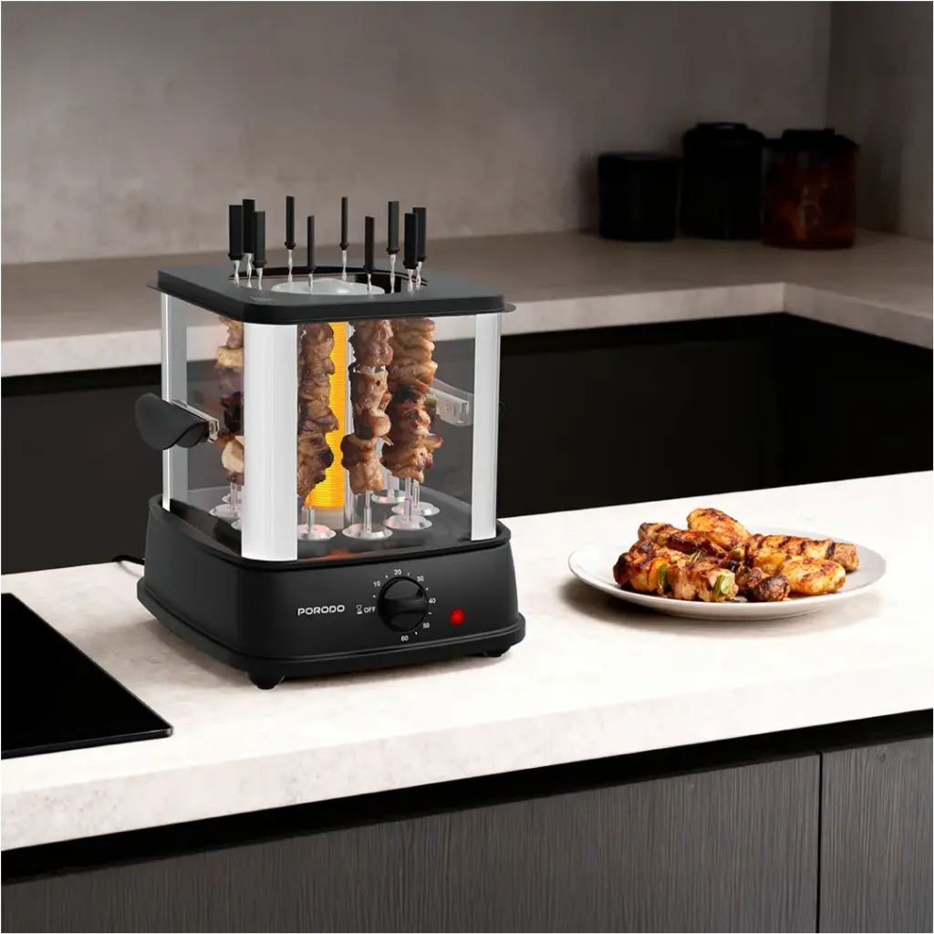 Porodo Grilljet Electric Rotisserie Kebab Grill