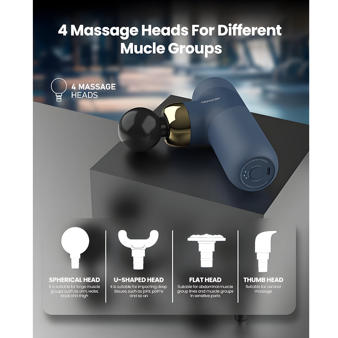 Moxedo Multi-Function Muscle Pro Massager - Blue