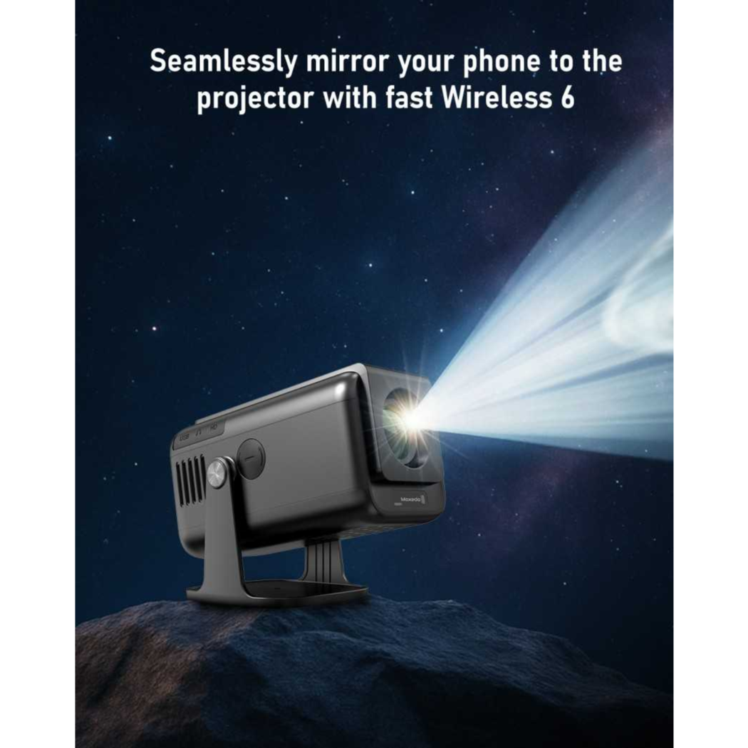 Moxedo Astra Smart Android Projector With Wifi6 And Bluetooth 5.0 And Android 13