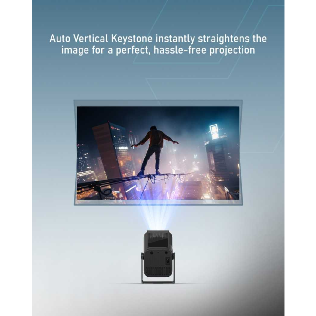Moxedo Astra Smart Android Projector With Wifi6 And Bluetooth 5.0 And Android 13