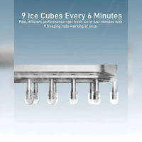 Moxedo Electric Countertop Automatic Ice Maker Machine