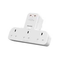 Moxedo Multi-Plug Pro Power Extension Adapter-2Usb-C