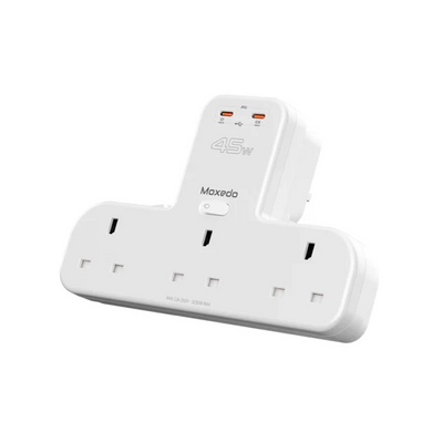Moxedo Multi-Plug Pro Power Extension Adapter-2Usb-C