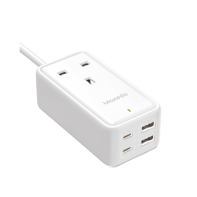 Moxedo Smart-Plug 65W Gan Iii Tech Extension Cord 5 In 1