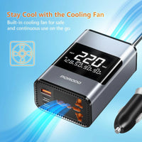 Porodo Universal Ac Car Power Inverter - Pdfwch067