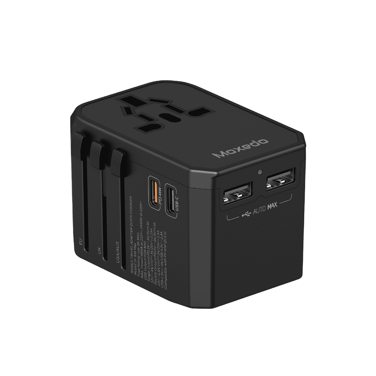 Moxedo 45W Worldwide Travel Adapter