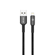 Green Lion Usb-A To Lightning Braided Cable - Black