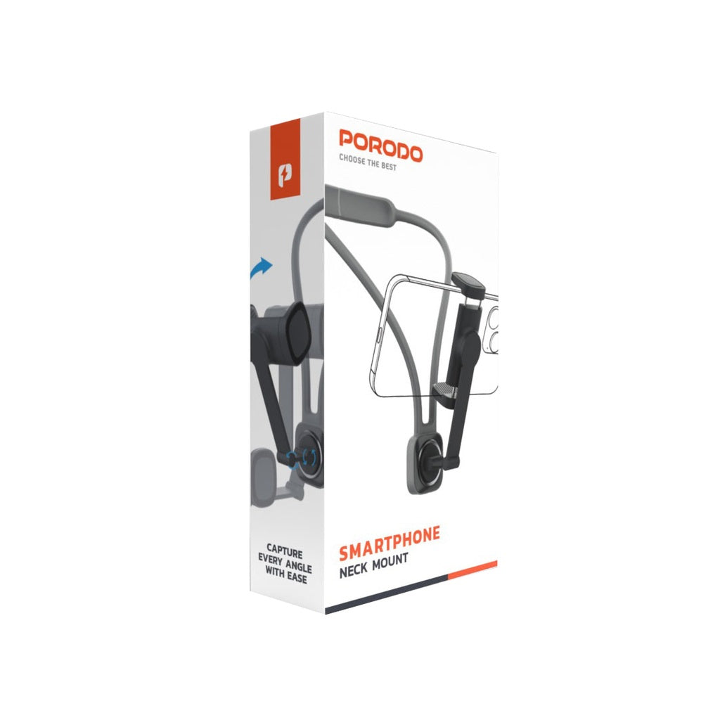 Porodo Smartphone Neck Mount - Black