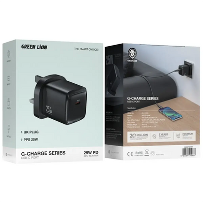 Green Lion G-Charge Series Usb-C Port Wall Charger 25W Pd