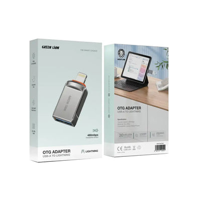 Green Lion Otg Adapter Usb-A To Usb-C / Lightning