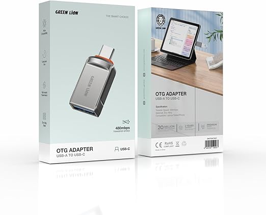 Green Lion Otg Adapter Usb To Type-C