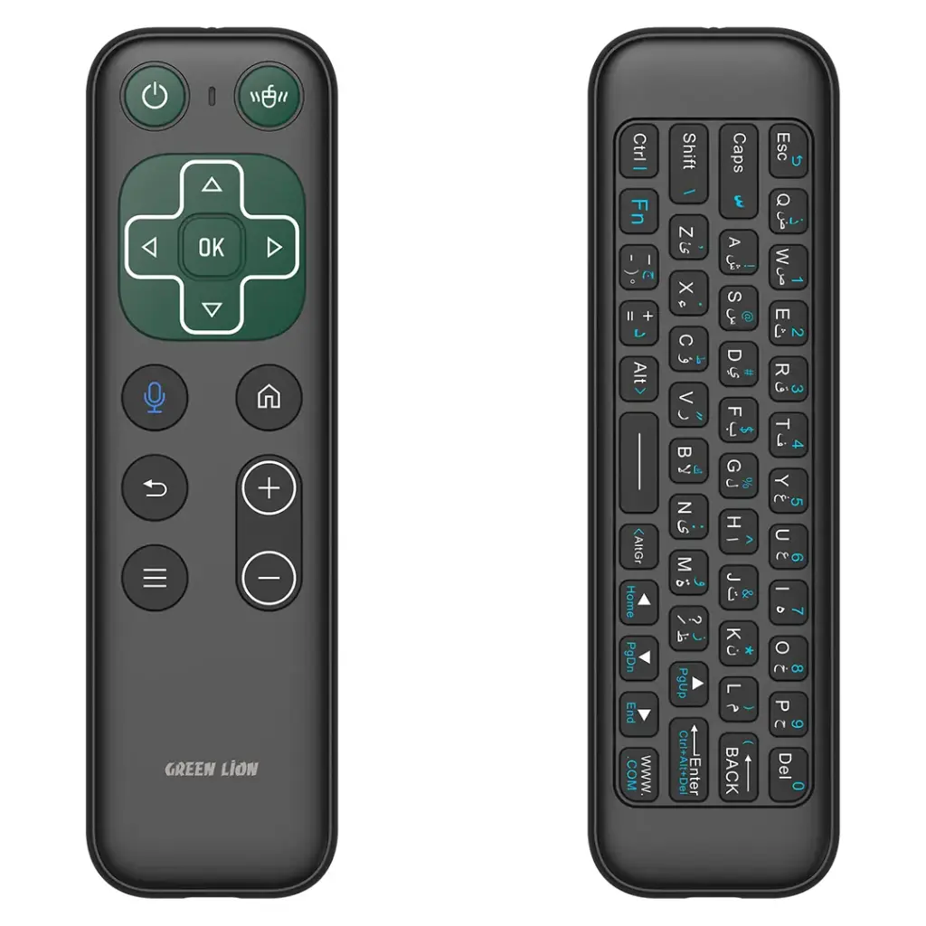 Green Lion Wireless Remote With Keyboard And Mouse - Black