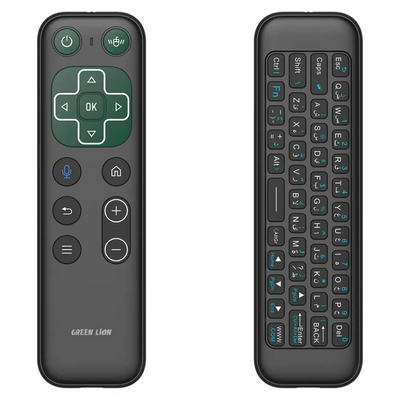 Green Lion Wireless Remote With Keyboard And Mouse - Black