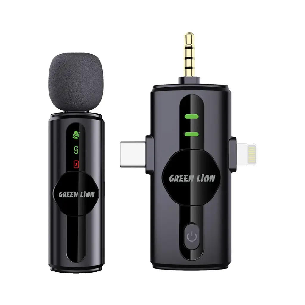 Green Lion 3 In 1 Noise Cancellation Microphone