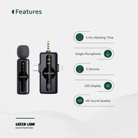 Green Lion 3 In 1 Noise Cancellation Microphone