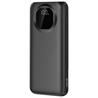 Green Lion Nairo 10000Mah Power Bank - Black
