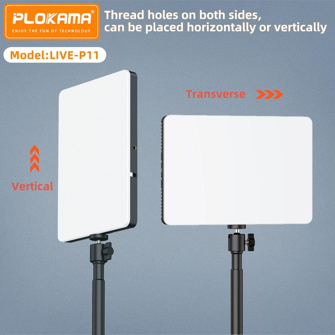 Plokama Live-P11 Led Professional Photography Fill Light