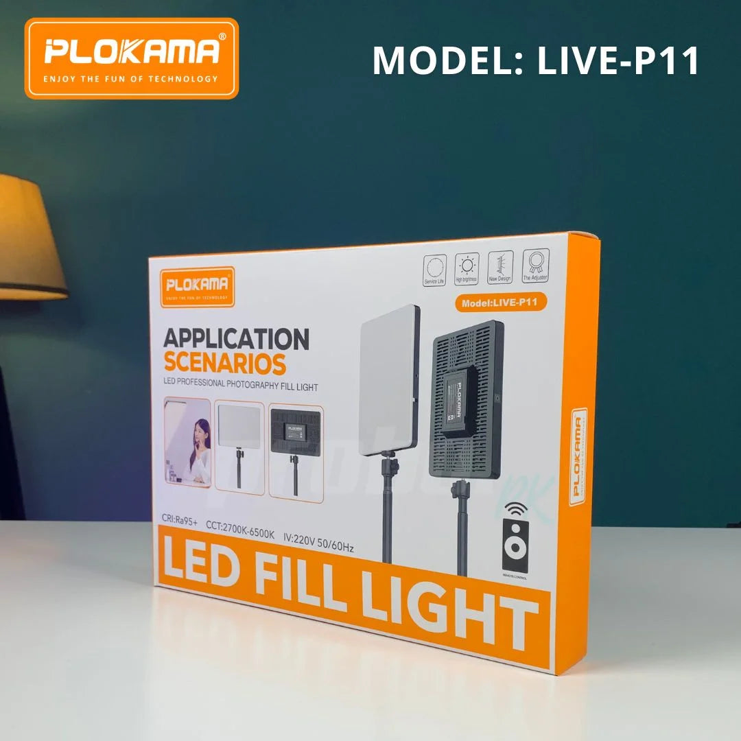 Plokama Live-P11 Led Professional Photography Fill Light