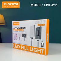 Plokama Live-P11 Led Professional Photography Fill Light