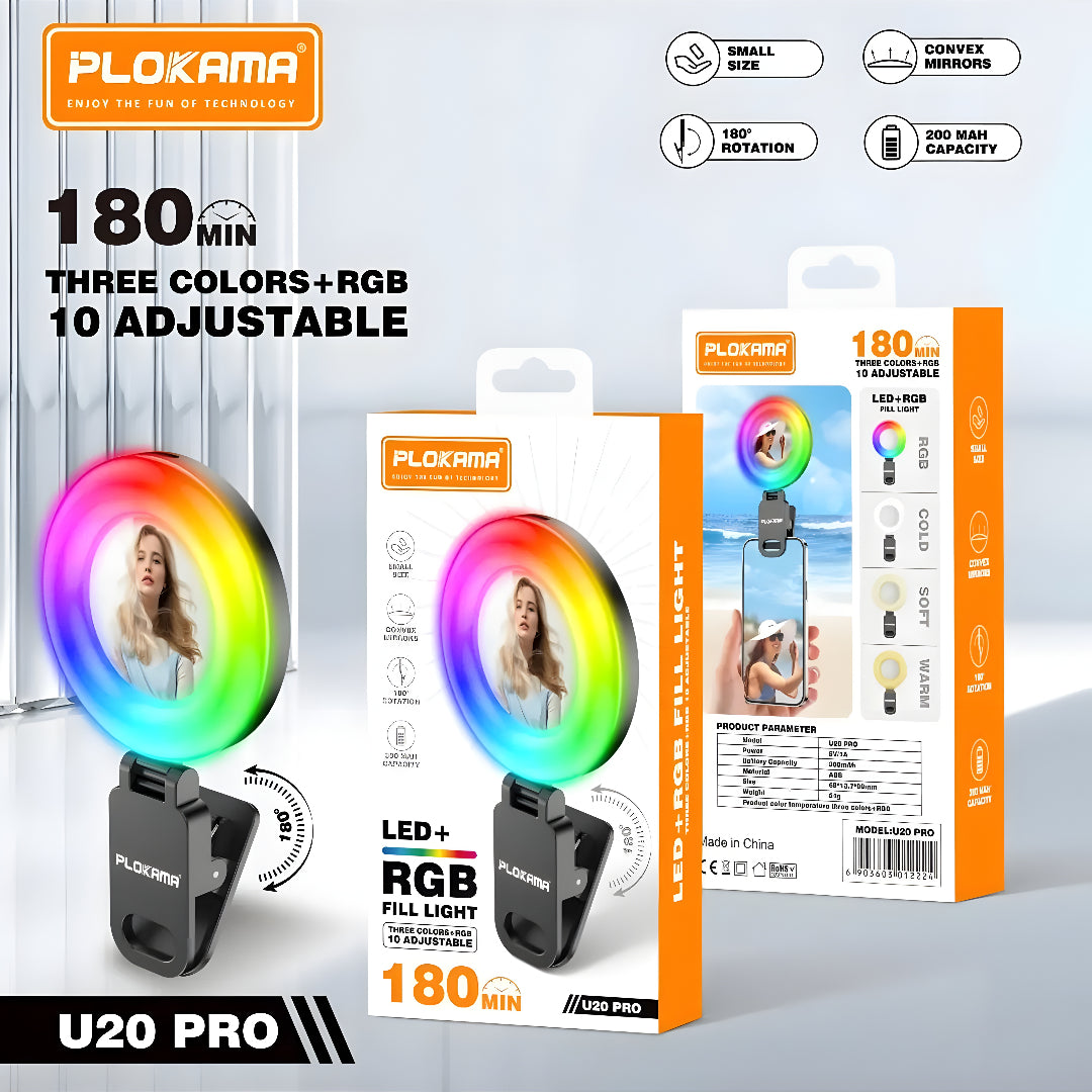 Plokama U20 Pro Rgb Fill Light