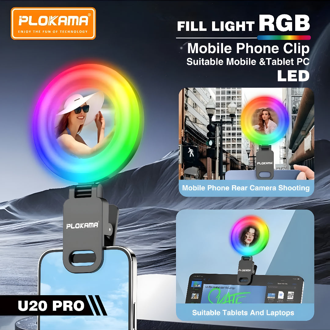 Plokama U20 Pro Rgb Fill Light