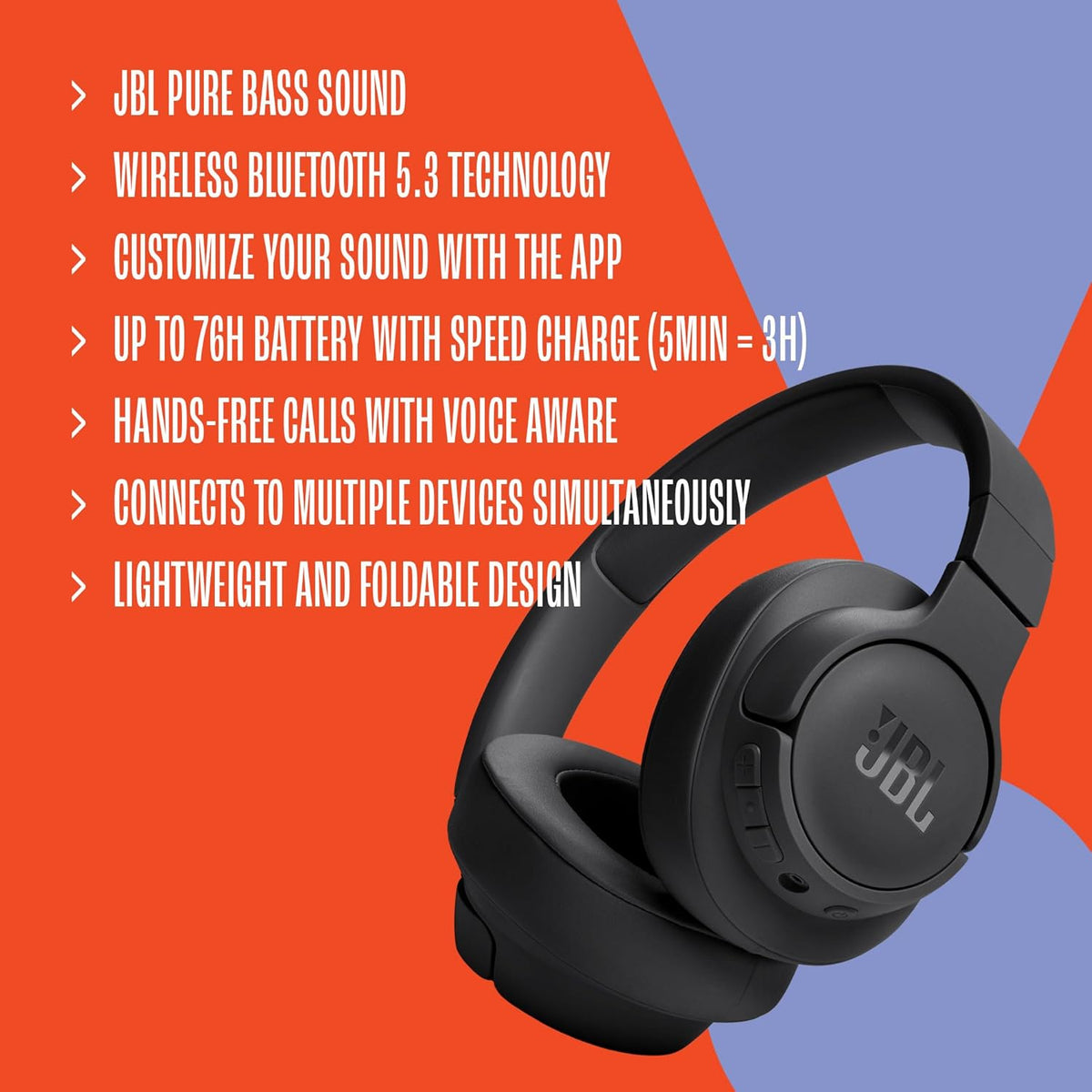 Jbl Tune 720Bt - Wireless Over-Ear Headphones