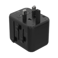 Porodo Dual Usb-A Universal Travel Adapter 2.4A
