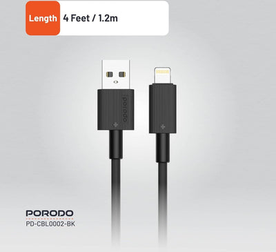Porodo Usb-A To Lightning Durable Charging Cable