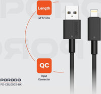 Porodo Usb-A To Lightning Durable Charging Cable