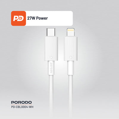 Porodo Usb-C To Lightning Durable Charging Cable