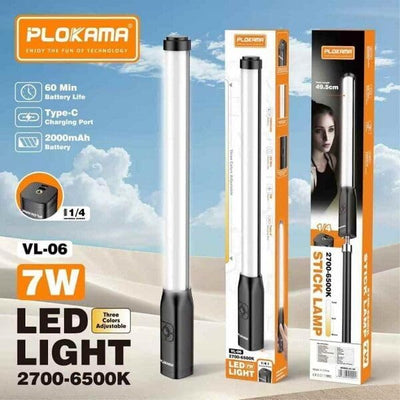 Plokama Vl-06 Led Video Light Wand Stick
