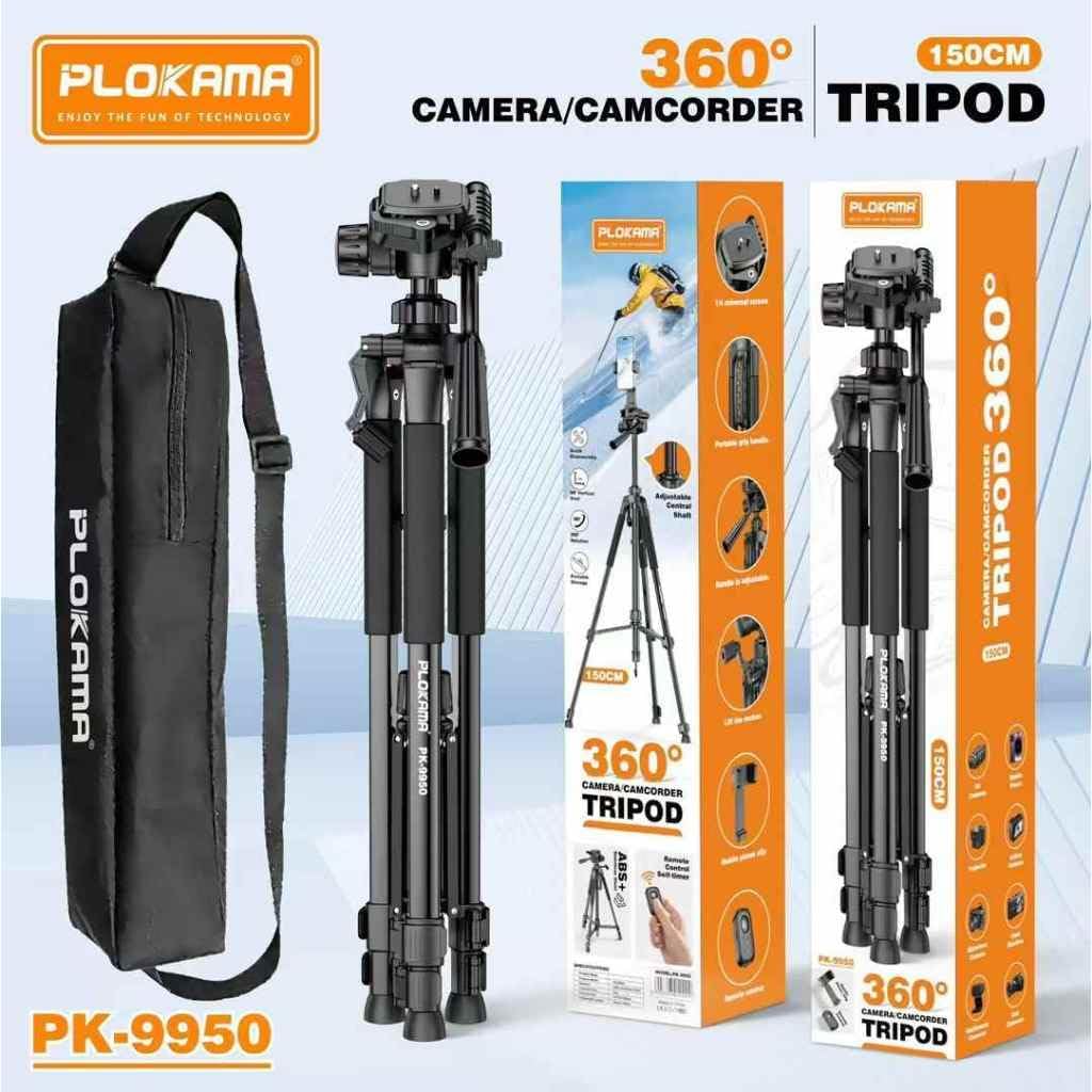 Plokama Video Camera Tripod Pk 9950
